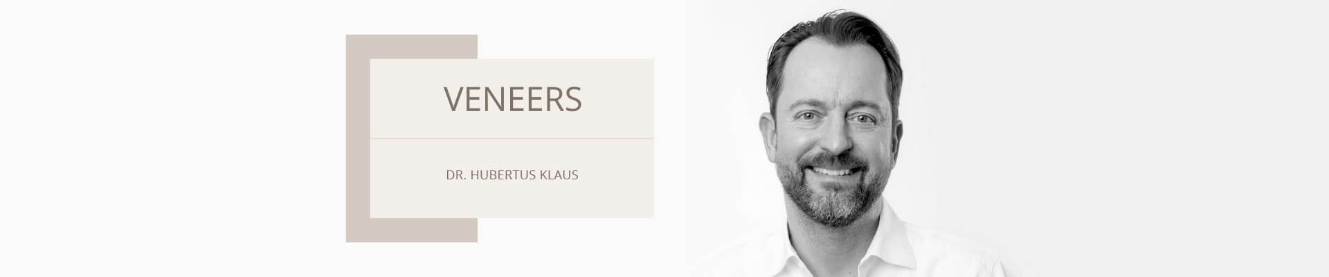 Dr. Hubertus Klaus - Spezialist für Veneers im Dentalzentrum Düsseldorf 